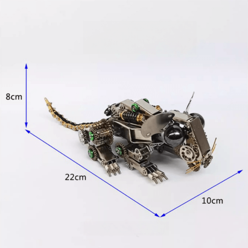 525PCSの蒸気パンク3D金属機械ネズミモデル組み立てキット