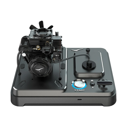 FS-S100ATの調整式キャブレターと燃料系統