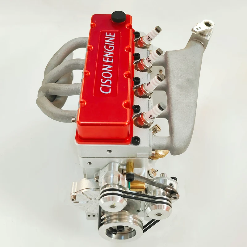 CISON L4-175-OHV 17.5cc 直列4気筒 ガソリンエンジン模型｜4ストローク OHV 水冷式