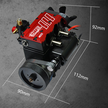 TOYAN FS-L200W 7cc 水冷2気筒4ストローク メタノールエンジン DIYキット