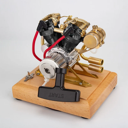 RETROL R29のロッカーアームとプッシュロッド機構の細部