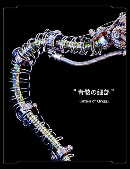 レジェンダリーサーペント：メカニカルスネーク 3D メタルモデルキット 500ピース