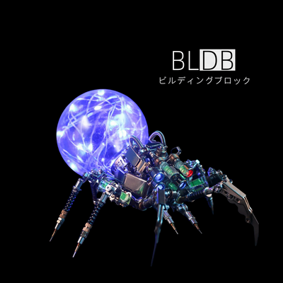 3Dメタルパズル メカニカルスパイダー 金属組立キット DIYアート 大人向け インテリア飾り ビルディングブロック