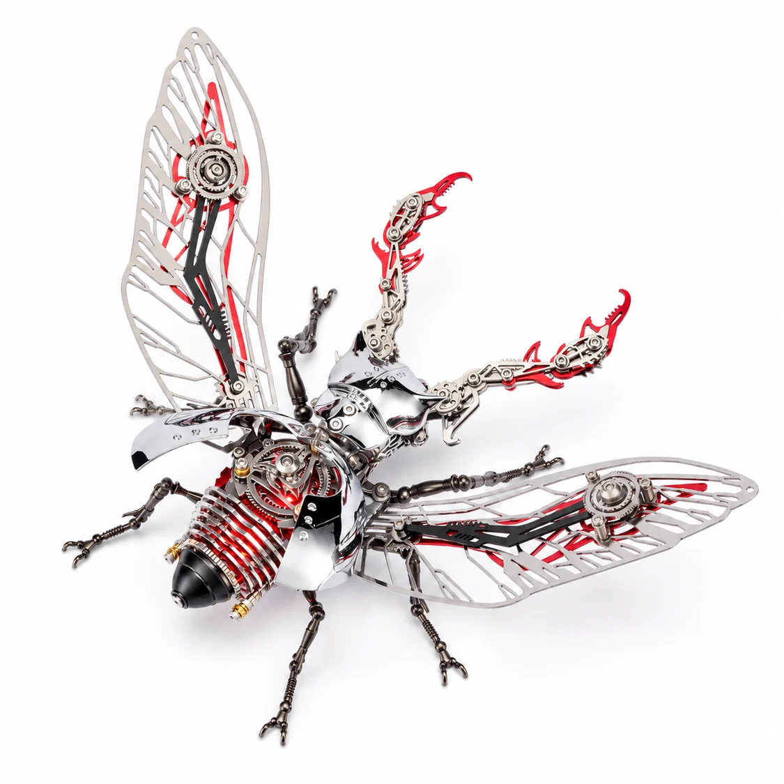 メカニカル カブトムシ 3Dメタルモデル｜317ピース DIY昆虫パズル 4色展開