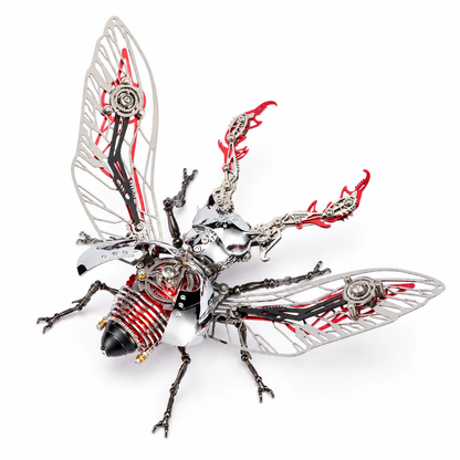 メカニカル カブトムシ 3Dメタルモデル｜317ピース DIY昆虫パズル 4色展開