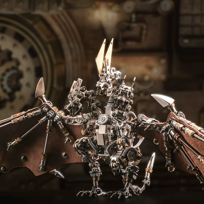 三頭龍の金属模型玩具置物デスクトップ装飾品高級工芸品ホリデーギフト