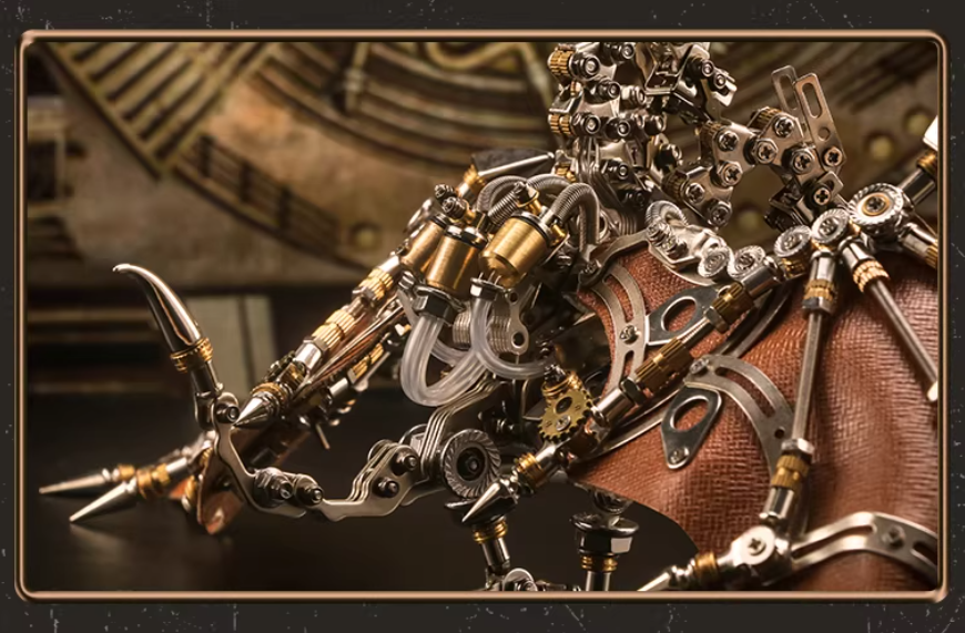 三頭龍の金属模型玩具置物デスクトップ装飾品高級工芸品ホリデーギフト