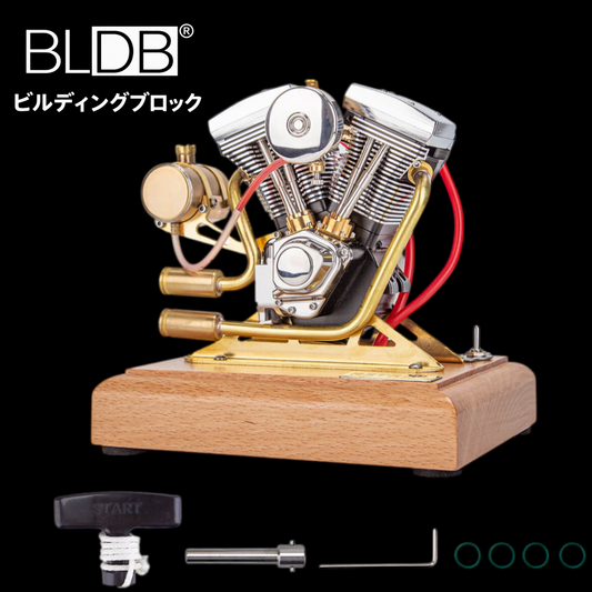 RETROL R33 4.2cc エボリューション Vツインガソリンエンジン模型