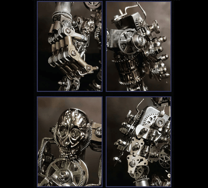 露出ギアと機械関節の詳細写真-2