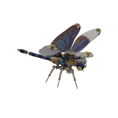 機械パンクメタリックトンボ 3D DIY 昆虫モデル メタル組み立ておもちゃ 200個