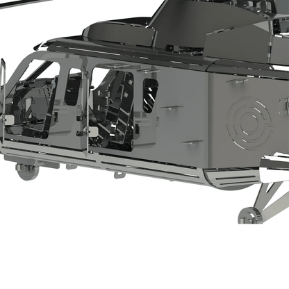 3D金属機械ヘリコプターモデル組み立てキット - リフティングスピリット