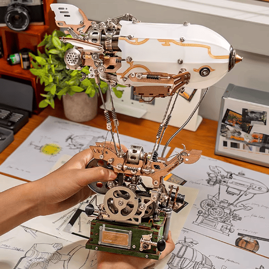 電動組み立て式スチームパンク3Dパズル ドリームメーカー