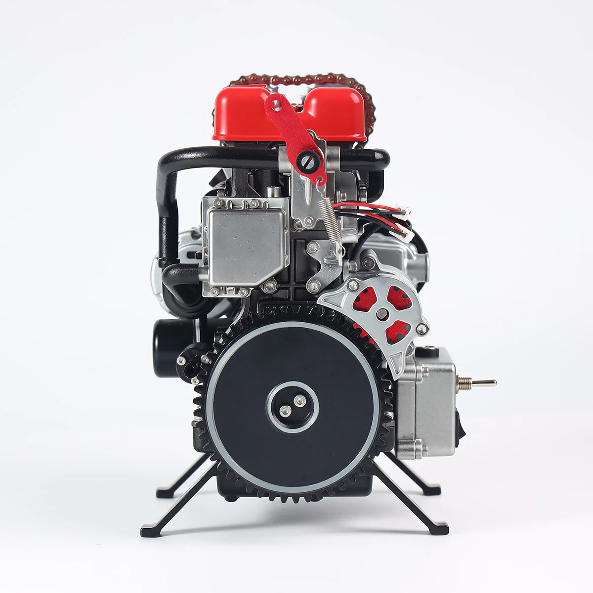 V4自動車エンジンモデル フルメタル組み立て式 4気筒エンジンキット 産業研究・学習用/おもちゃ/ギフト