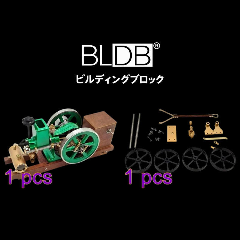 遠心調速機を備えたB03ヒット＆ミス式エンジン模型