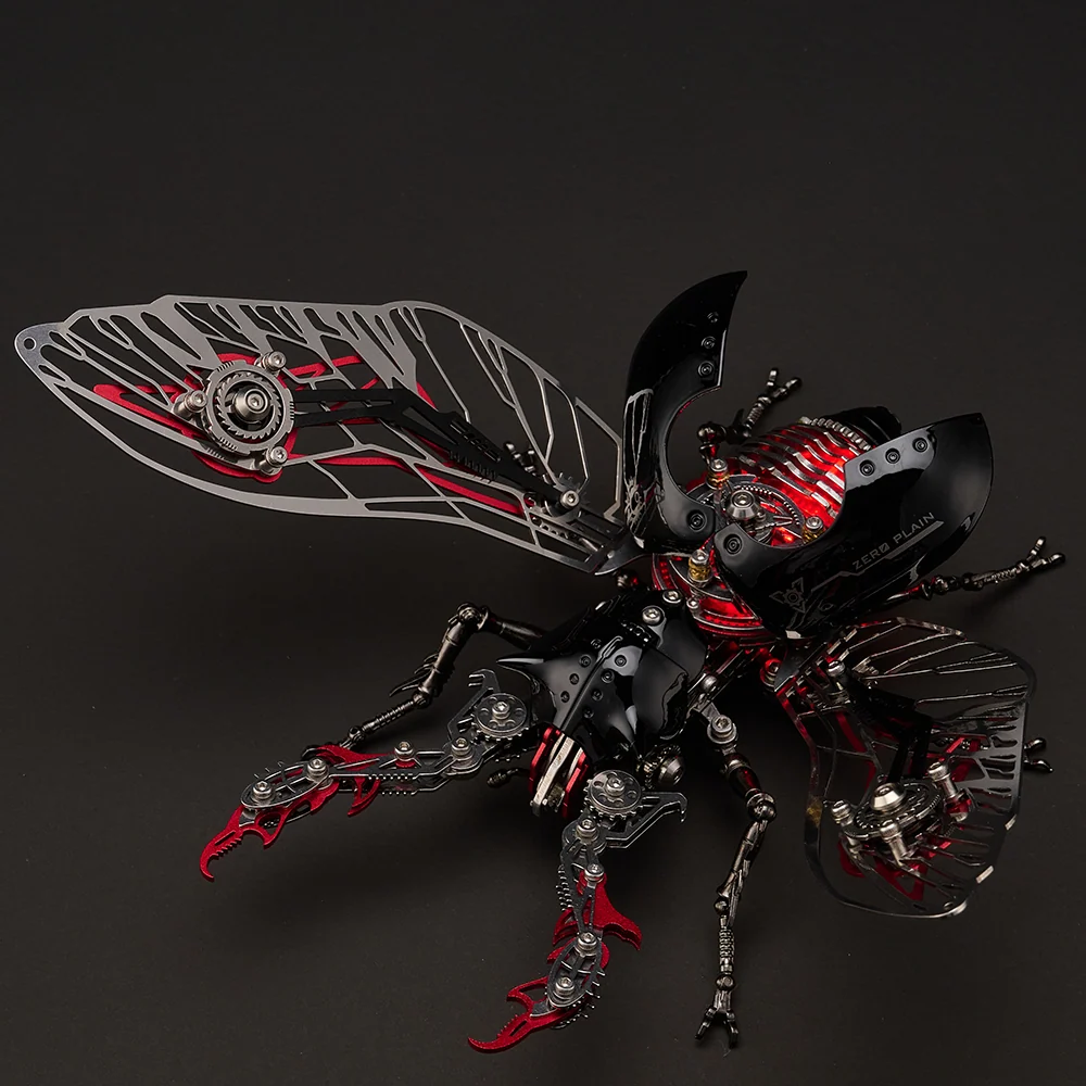メカニカル カブトムシ 3Dメタルモデル｜317ピース DIY昆虫パズル 4色展開
