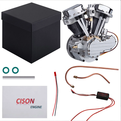 CISON FG-18VTP 空冷シリンダーと大型冷却フィンのディテール