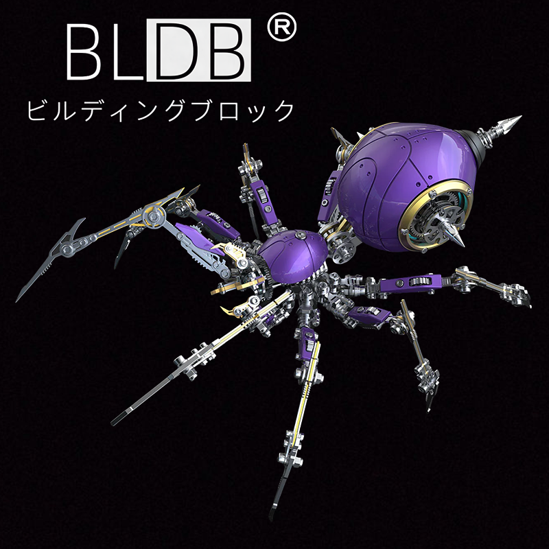 大人のための3Dスチームパンク機械戦争スパイダータランチュラスパイダーモデル構築キット