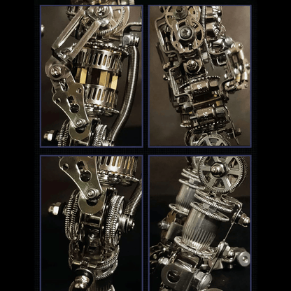 露出ギアと機械関節の詳細写真-3