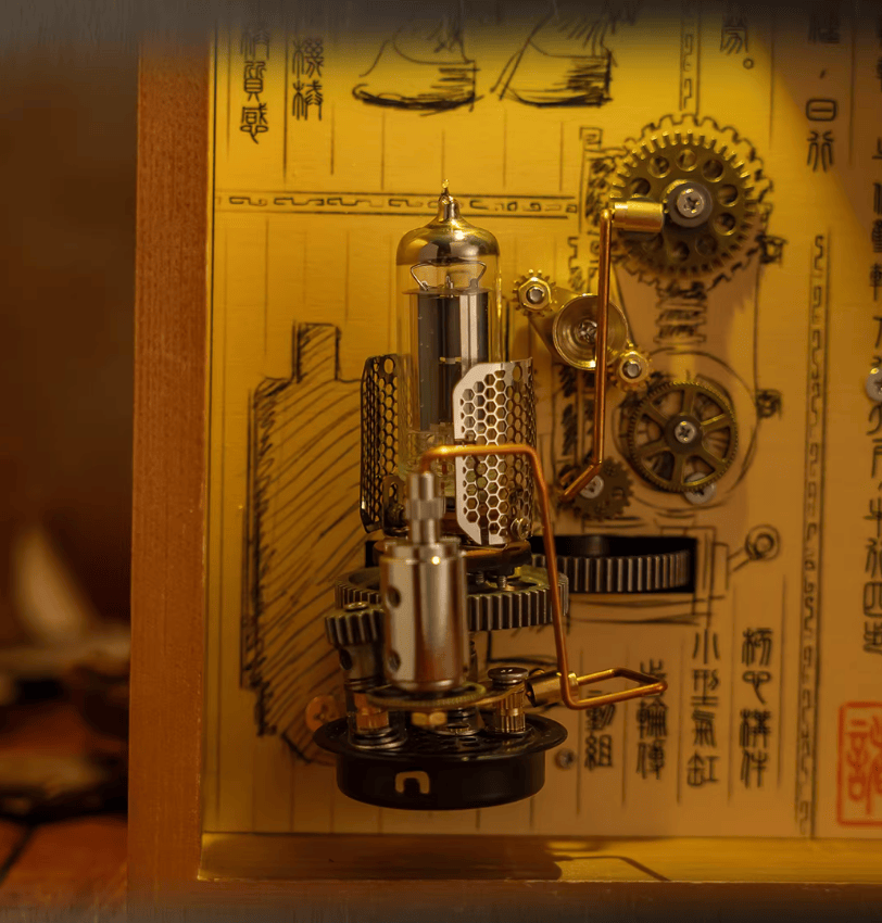 ニキシー管搭載の動力源部分