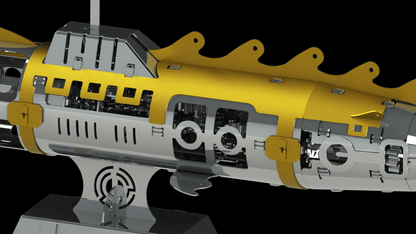 94ピース深海潜水艦模型組み立てキット - ミステリアス・ノーチラス