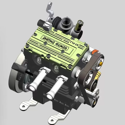 SEMTO ST-FL2 水冷ニトロエンジン組立キットの部品一覧