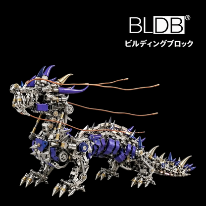麒麟 3Dメタルパズル LEDライト付き 金属製可動モデル 正面