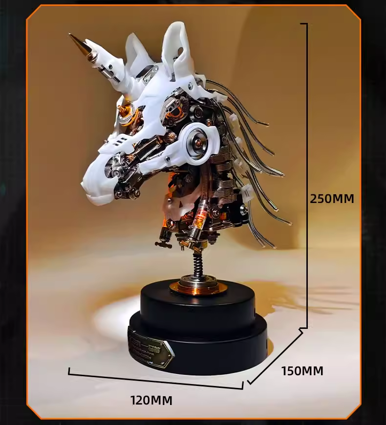 2026年 新年の贈り物：十二支馬頭金属模型 - 限定版（双子の十二支）