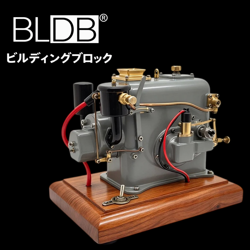 RETROL × OKMO 1115 3.6cc 横型単気筒ガソリンエンジン模型