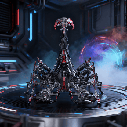 ポイズンフレーム・サイバーパンク 3Dメタル ウォー・スコーピオン モデルキット（1073ピース）