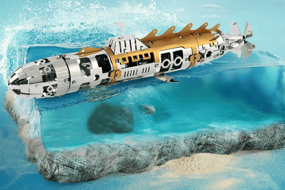 94ピース深海潜水艦模型組み立てキット - ミステリアス・ノーチラス