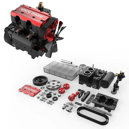 TOYAN FS-L200W 7cc 水冷2気筒4ストローク メタノールエンジン DIYキット