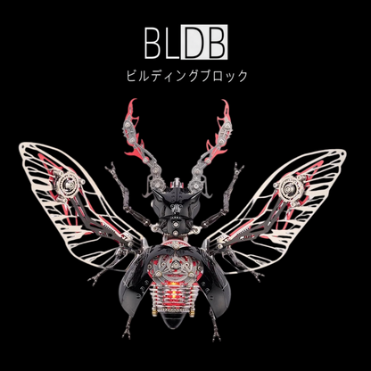 メカニカル カブトムシ 3Dメタルモデル｜317ピース DIY昆虫パズル 4色展開