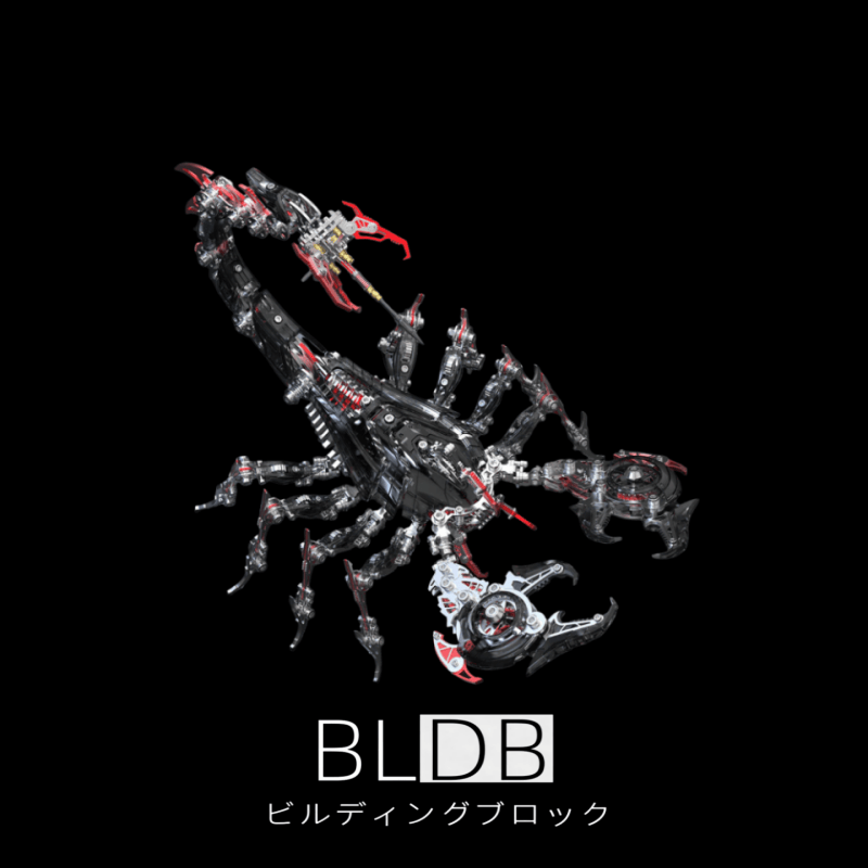 ポイズンフレーム・サイバーパンク 3Dメタル ウォー・スコーピオン モデルキット（1073ピース）