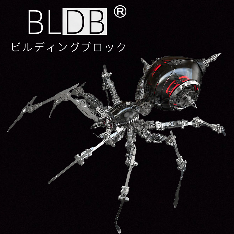 大人のための3Dスチームパンク機械戦争スパイダータランチュラスパイダーモデル構築キット