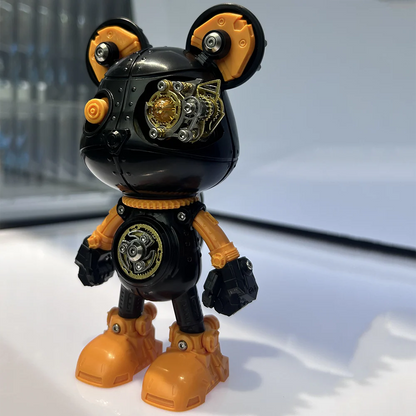 サイボーグ・バイオレンスベア 3D金属パズルモデル組立キット 高級デスクトップトイ