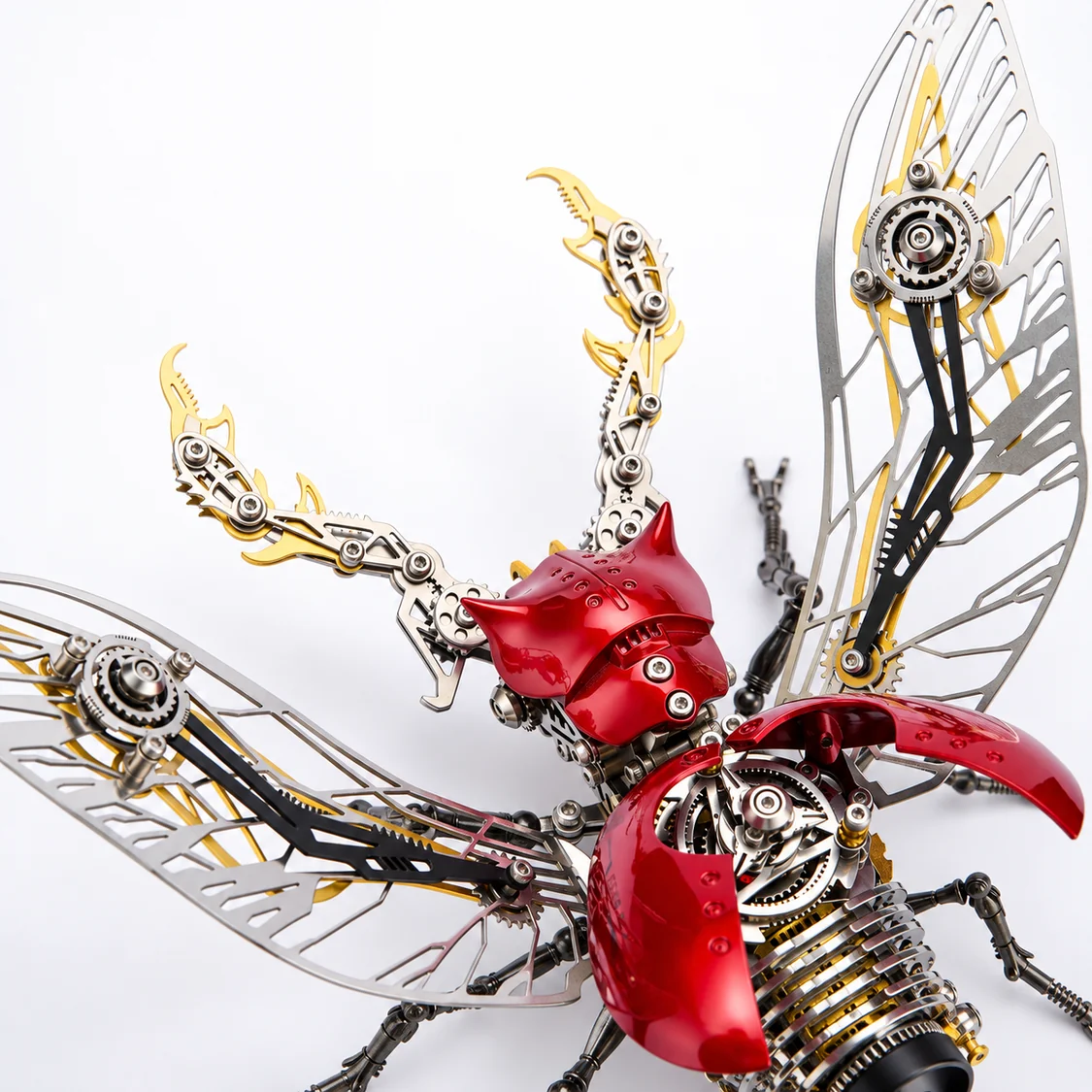 メカニカル カブトムシ 3Dメタルモデル｜317ピース DIY昆虫パズル 4色展開