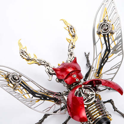 メカニカル カブトムシ 3Dメタルモデル｜317ピース DIY昆虫パズル 4色展開