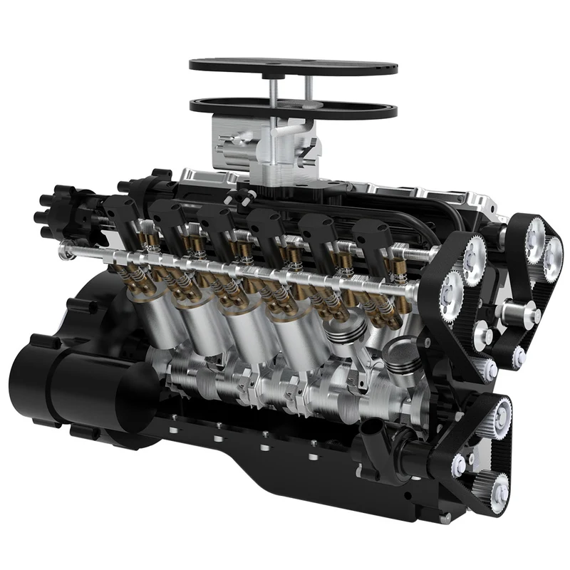 GS-V12エンジンの燃料・冷却・点火関連部品