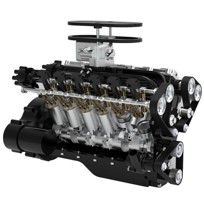GS-V12エンジンの燃料・冷却・点火関連部品