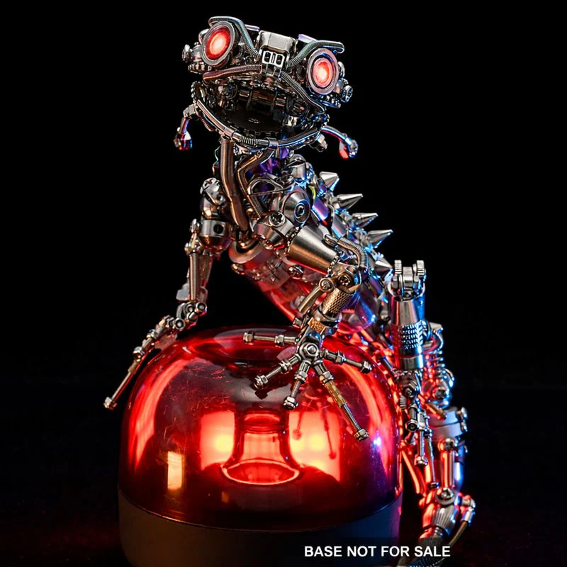 DIY スチームパンク カメレオン メカニカル 3D メタルモデルキット 1000 ピース ハイレベル難易度パズル