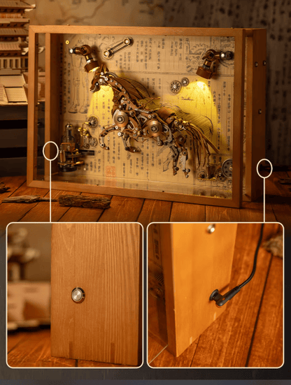 TYPE-C電源ポートと金属スイッチボタン