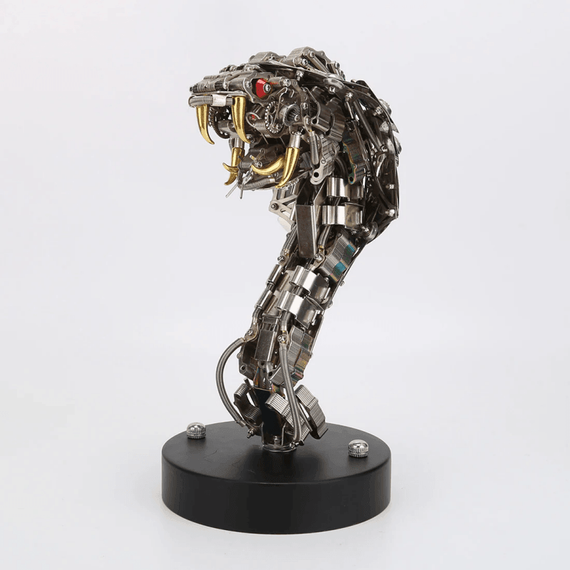 蛇コブラ彫刻 3Dメタルパズル メカニカルパンク組み立てモデル 蛇コブラ彫刻 3Dメタルパズル メカニカルパンク組み立てモデル