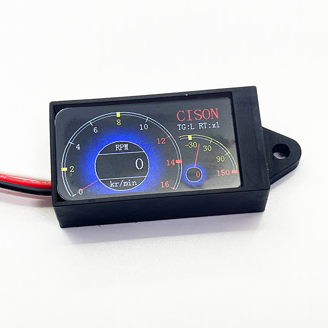 CISON L4・旧型V8用LCDタコメーターの表示画面