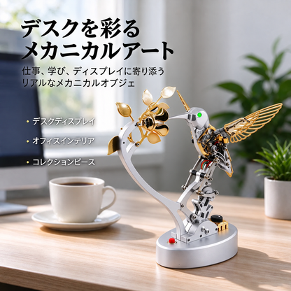 羽ばたき動作を支えるTECHING DM350の翼関節構造