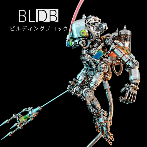 ダイバーエイプ 700ピース以上 パンクスタイル 3DメタルDIYキット