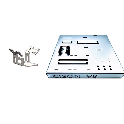 CISON V8用アルミベースと改良型固定ブラケット
