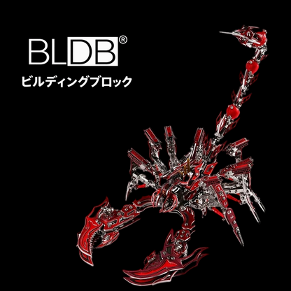 可動脚と節状の尾を備えたサソリ 3Dメタルパズル