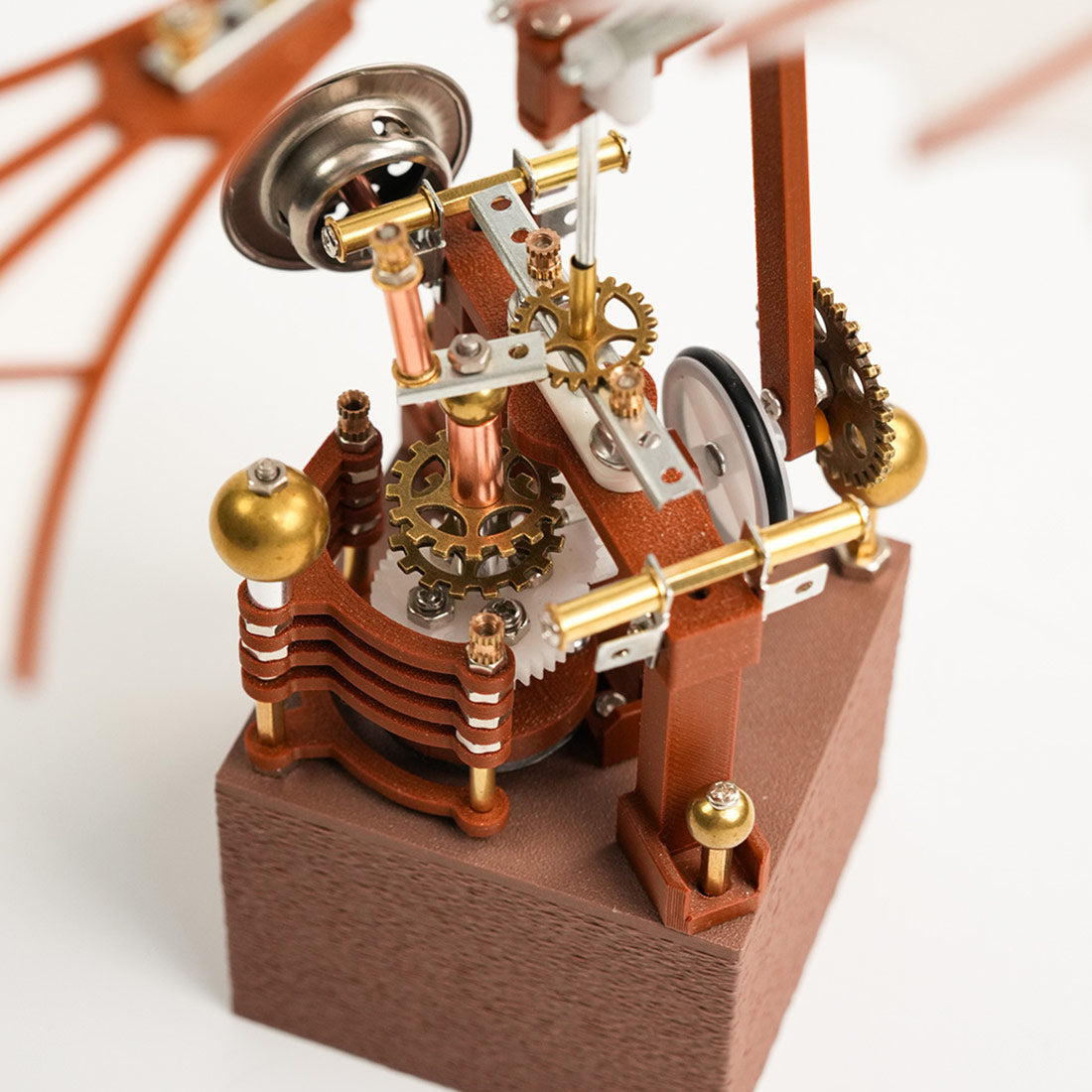 ダ・ヴィンチ羽ばたき機オルゴール DIY 組み立てブロック 手工芸