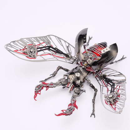 メカニカル カブトムシ 3Dメタルモデル｜317ピース DIY昆虫パズル 4色展開