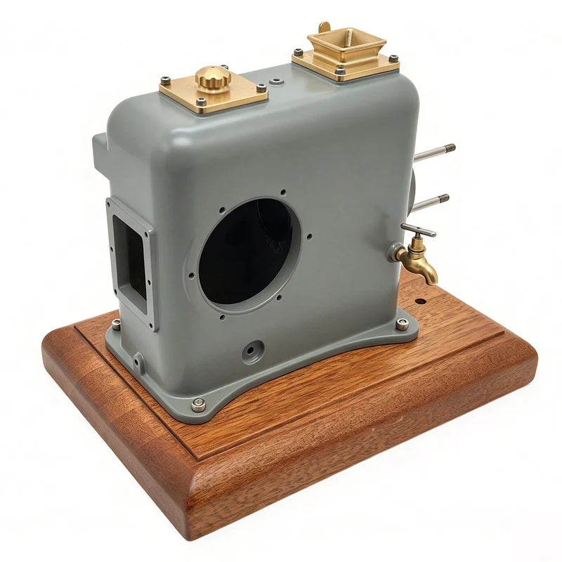OKMO 1115エンジンのフライホイールとクランク機構